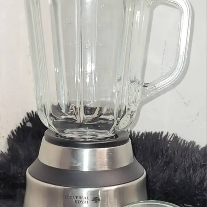 Batidora de cristal y acero inoxidable