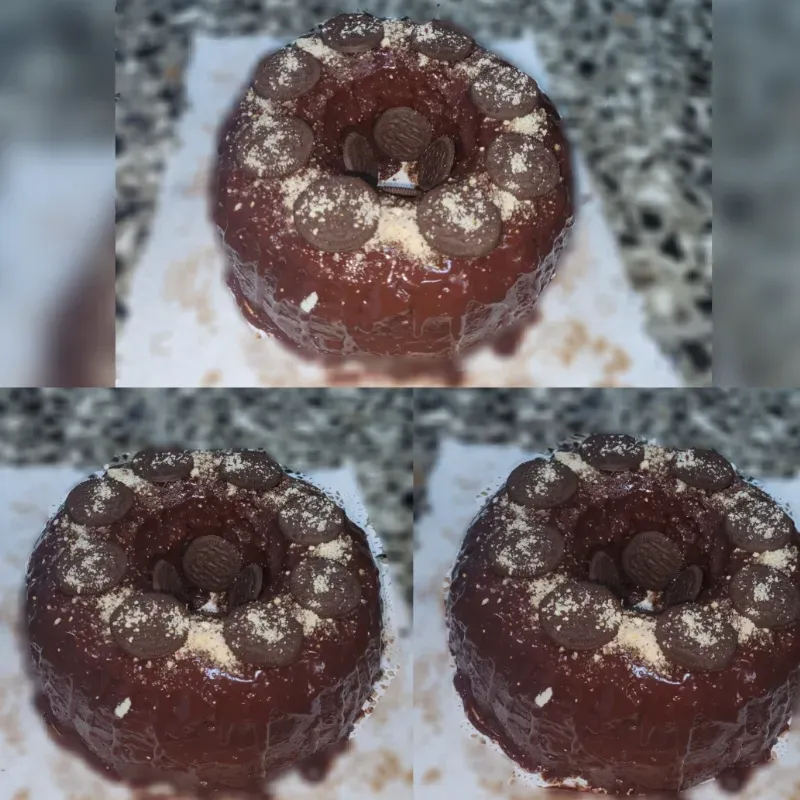 Biscocho de chocolate completo