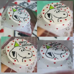 Cake de merengue / relleno de nata / agregos al gusto