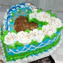 Cake en forma de corazón