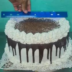 Cake nata completo,  con 2 rellenos / bien alto