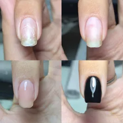 Builder gel en uñas naturales (manos)