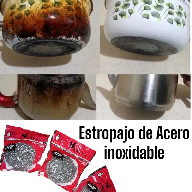 Estropajos de Acero inoxidable 