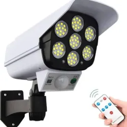 Lámparas con sensor de movimiento modelo camara de seguridad 