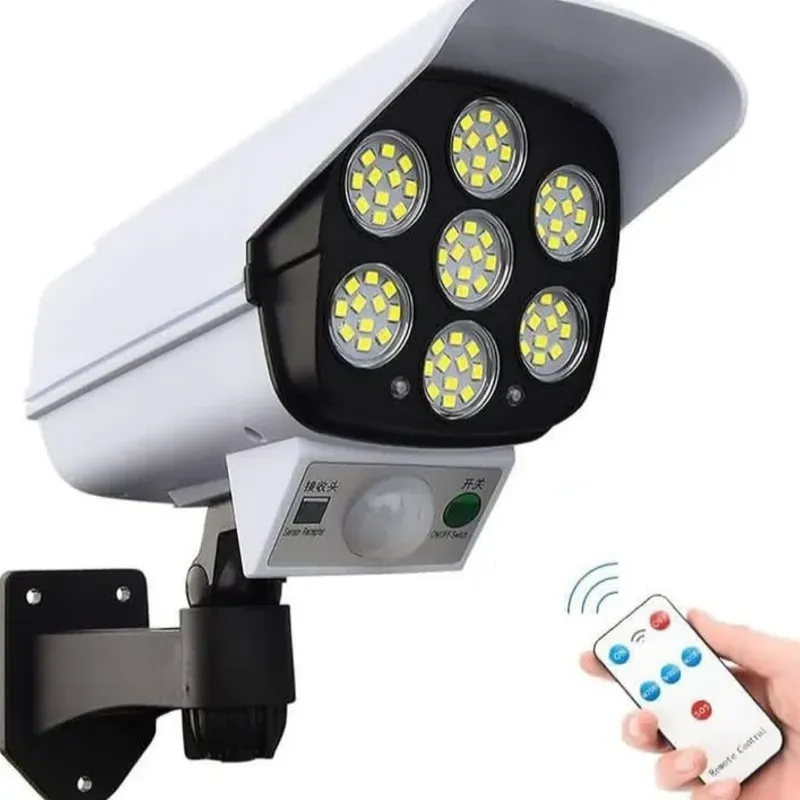 Lámparas con sensor de movimiento modelo camara de seguridad 