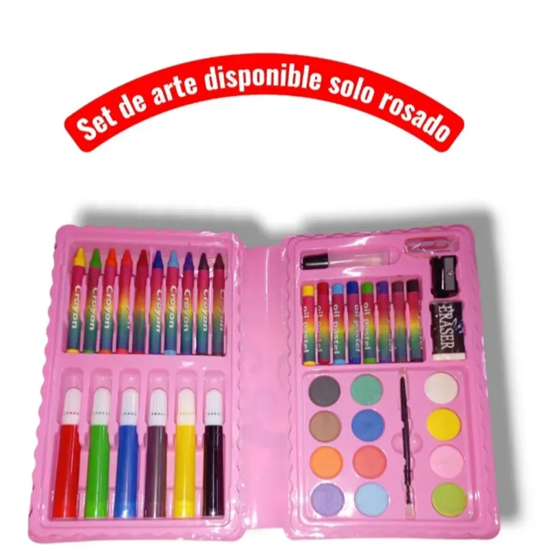 😀Set de Arte Infantil – Color Rosado