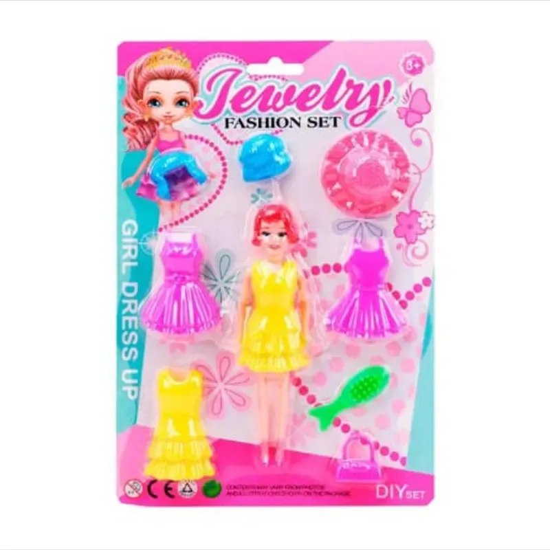Set de Muñeca con Vestidos “Jewelry Fashion Set”
