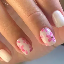 Relleno con Acrílico Uñas Cortas