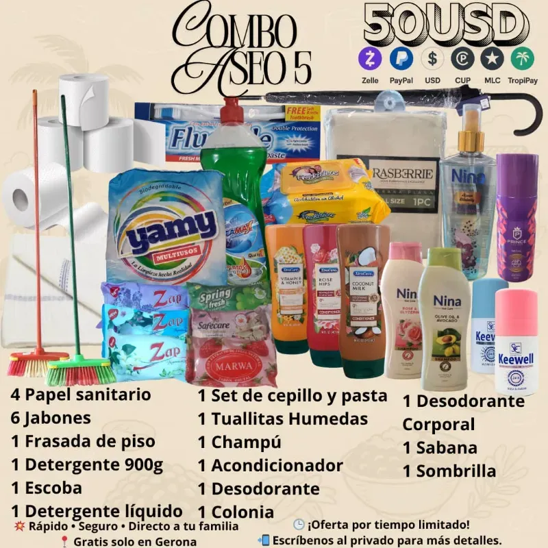 Combo Aseo 5