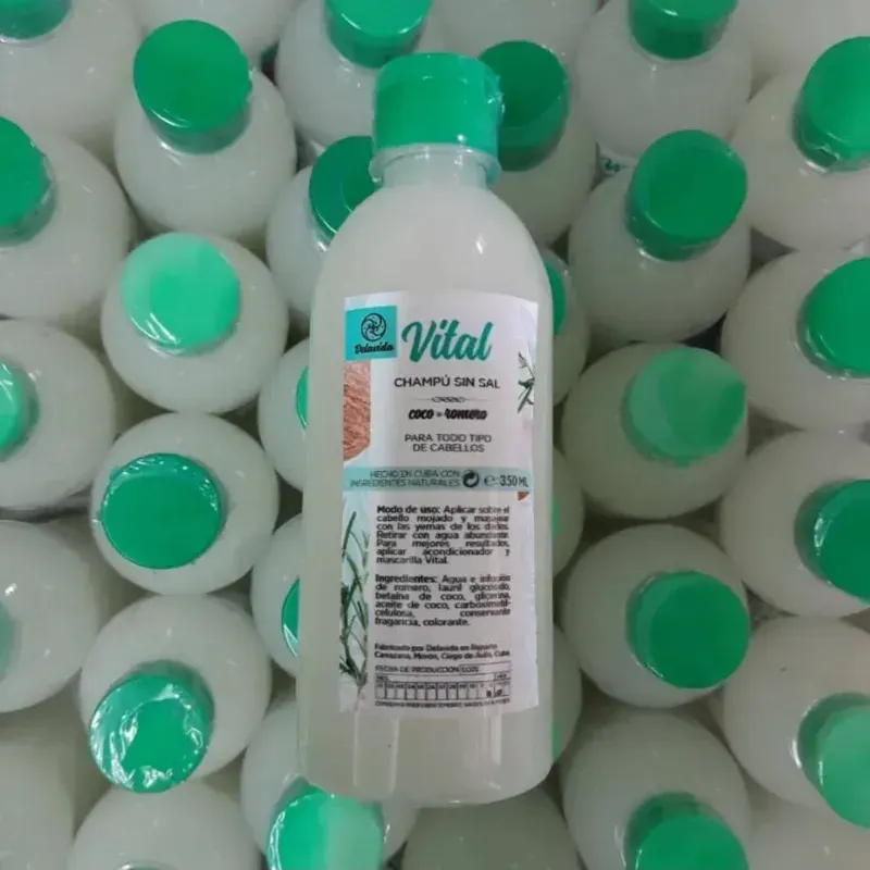 Champú Vital de coco y romero 350 ml