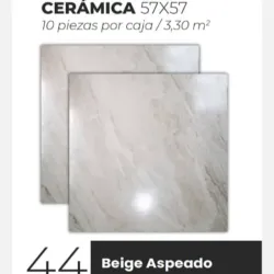 Losas ceramica Beige Aspeado
