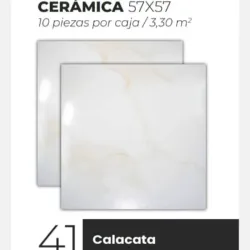 Losas ceramica calacata