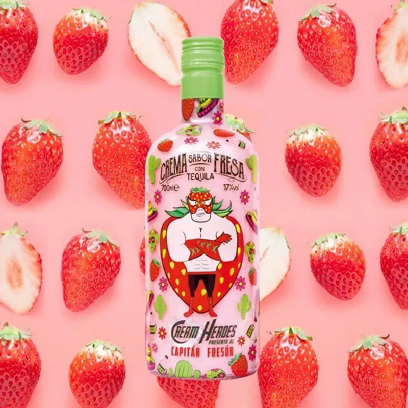 CREMA DE TEQUILA DE FRESA