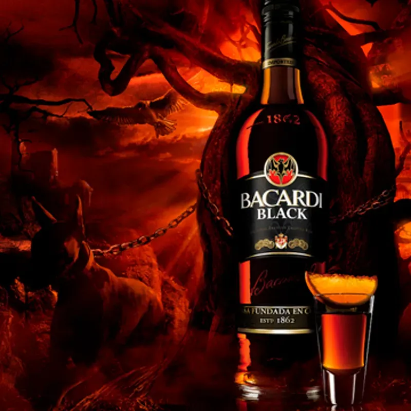 RON BACARDÍ BLACK +2 ENERGIZANTES 