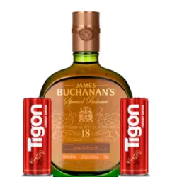 WHISKY BUCHANAN´S SPECIAL RESERVE 18 AÑOS + 2 ENERGIZANTES