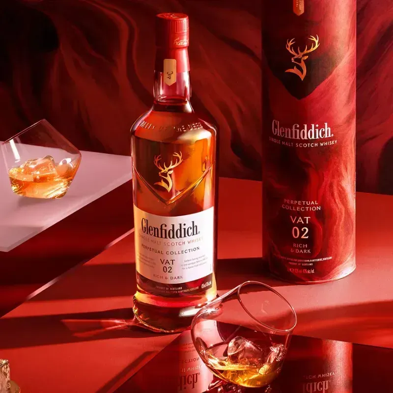 WHISKY GLENFIDDICH VAT-02 PERPETUAL COLLECTION + ENERGIZANTES 