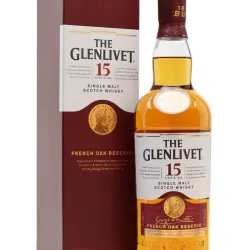 WHISKY GLENLIVET 15 AÑOS + 2 ENERGIZANTES