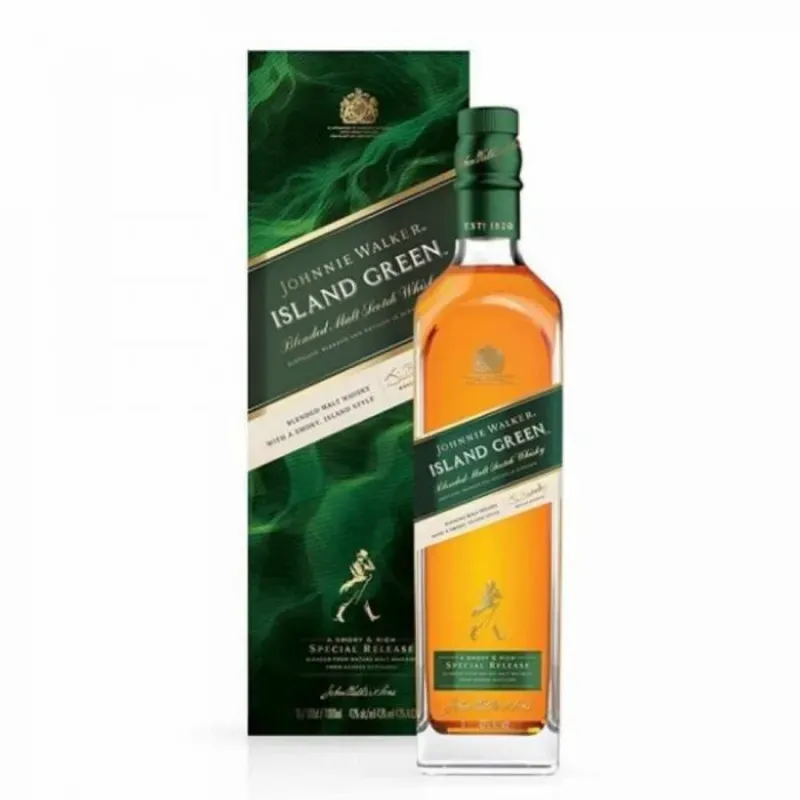 WHISKY JOHNNIE WALKER ISLAND GREEN +2 ENERGIZANTES