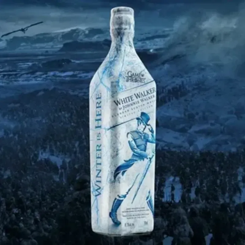 WHISKY JOHNNIE WALKER WHITE WALKER GAME OF THRONES + ENERGIZANTES 