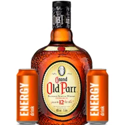 WHISKY OLD PARR + 2 ENERGIZANTES