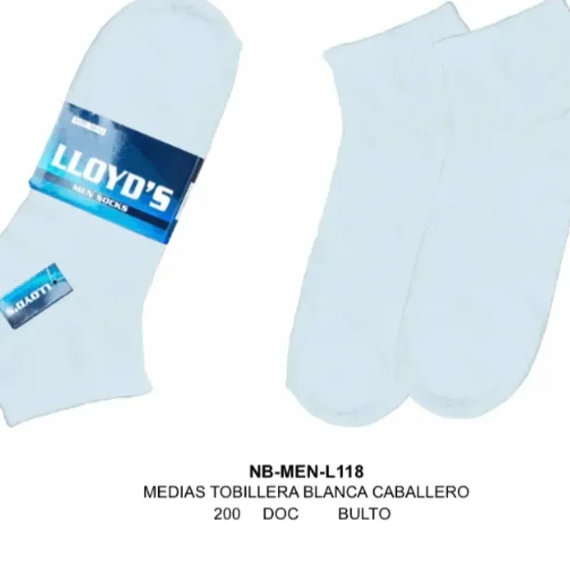 Tobilleras blancas(12na)