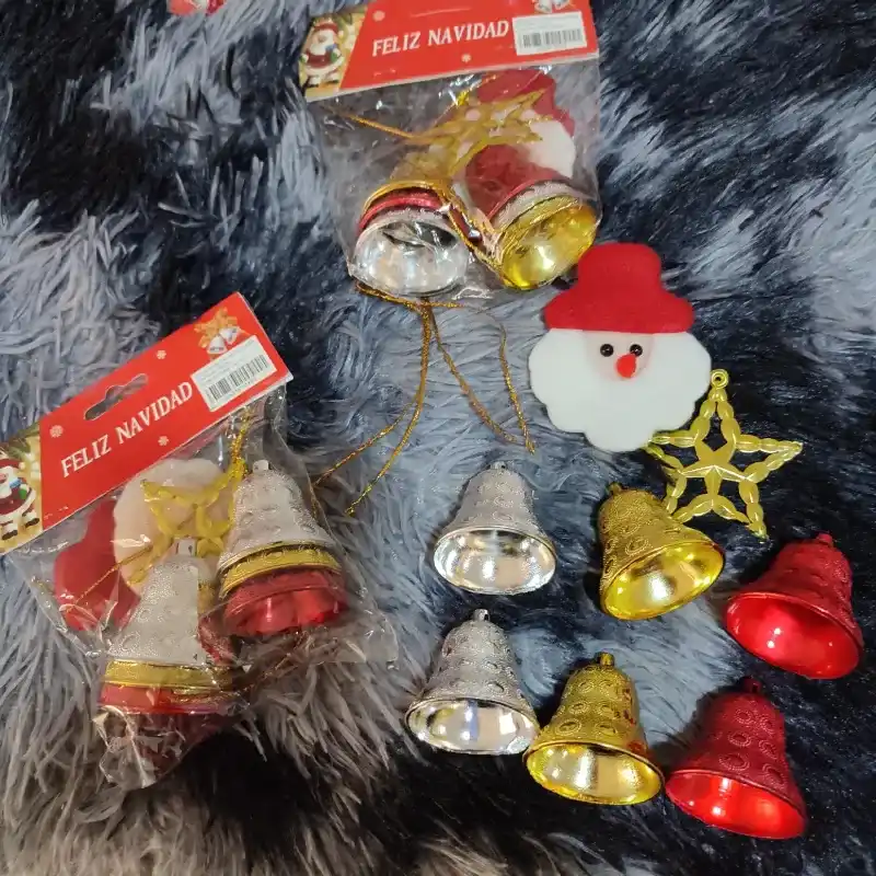 Adorno de navidad varios accesorios 