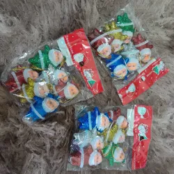 PAQ DE 6 SANTAS COLORES