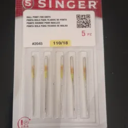 Agujas para máquina Singer # 110/18