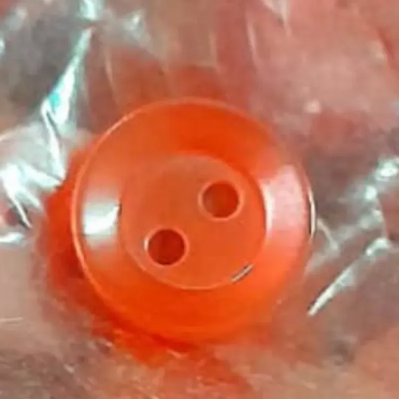 Botón rojo plástico 