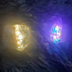 Corchos cálidos  o multicolor. 1 paso