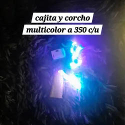 Cajita o corcho multicolor