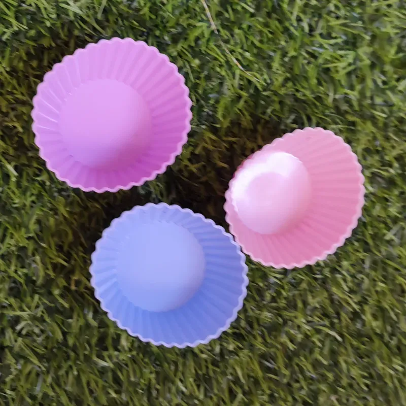 Capacillos de silicona forma circular 