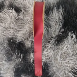 Cinta de satín de 2,5 cm rojo vino 