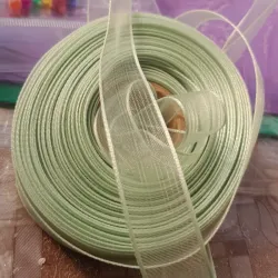 Cinta organza color verde
