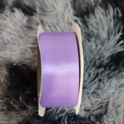 Cinta satín 4cm morada 