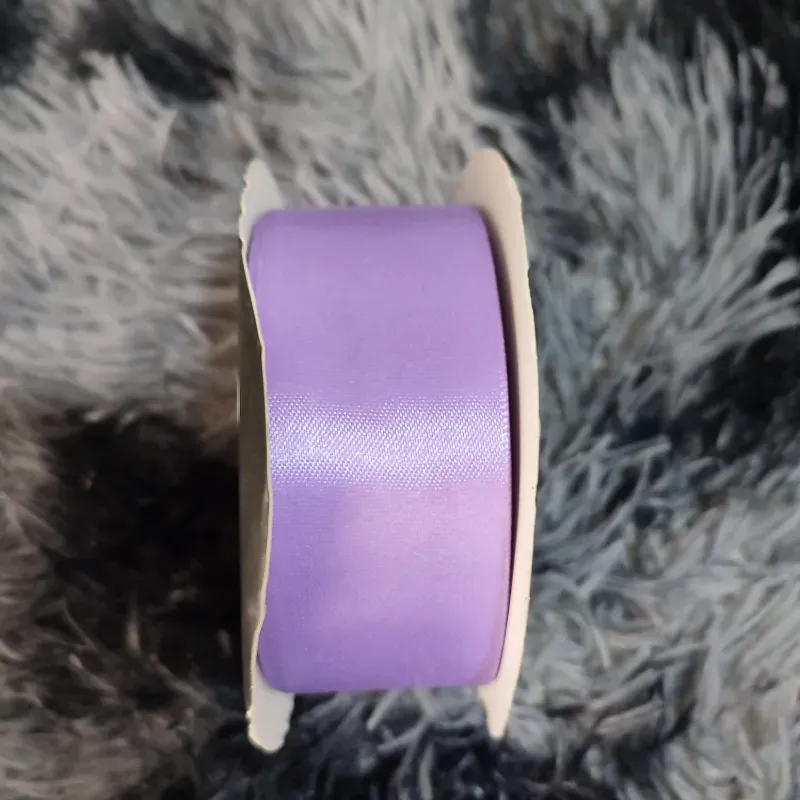 Cinta satín 4cm morada 