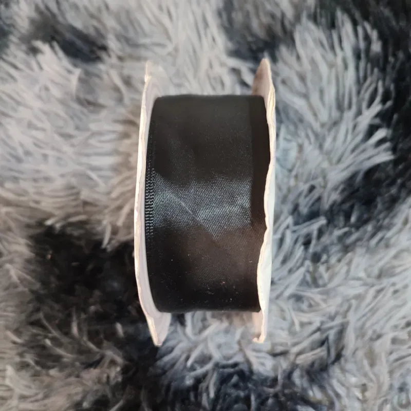 Cinta satín 4cm negra 