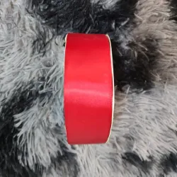 Cinta satín 4cm roja 
