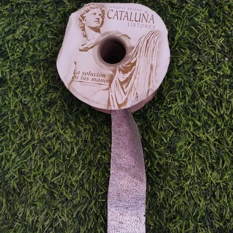 Cinta tela de plata 