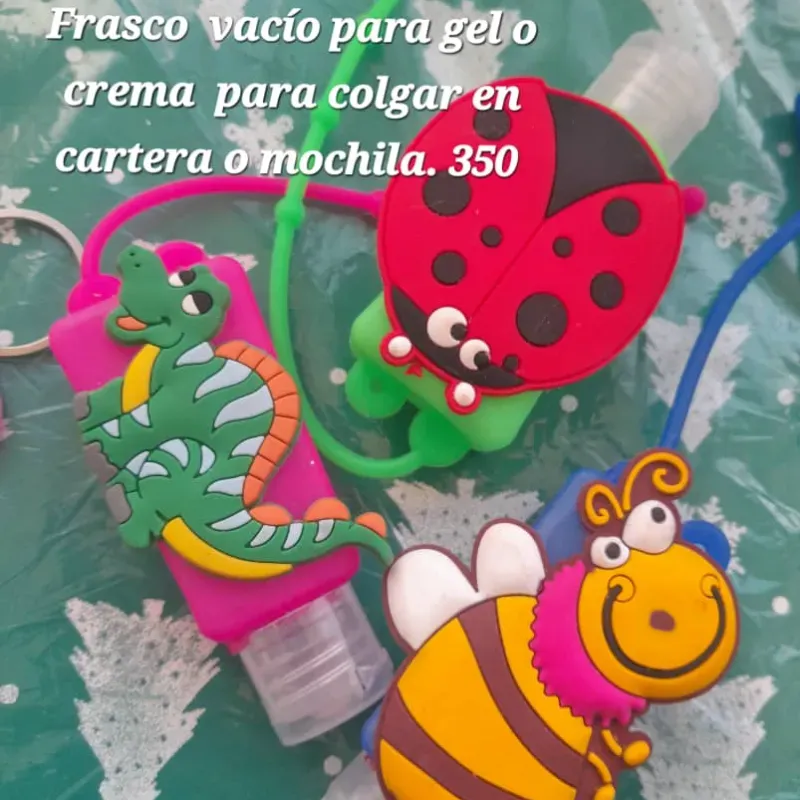 Colgante para gel antibacterial  o crema