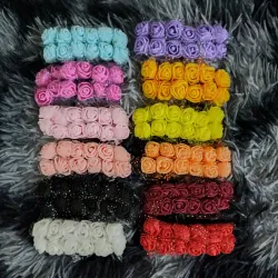 Flores de foami 12 unidades