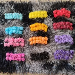 Flores de foami 12 unidades