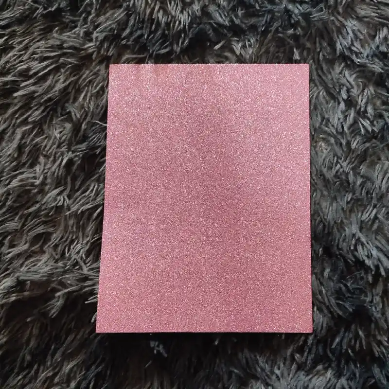 Fomi de brillo rosa pastel 