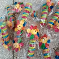 Resorte margarita para el cabello