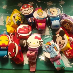 Reloj infantil con tapa personaje disney