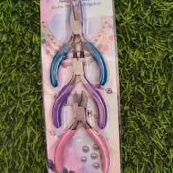 Juego 3 pinzas para bisutería 
