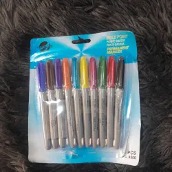 Juego de plumones permanentes 