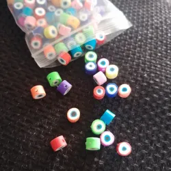 Fimo ojitos turcos
