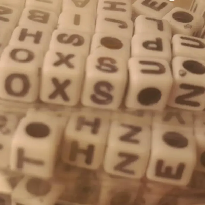Letras cuadradas 