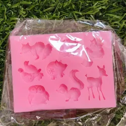 Molde animalitos del bosque